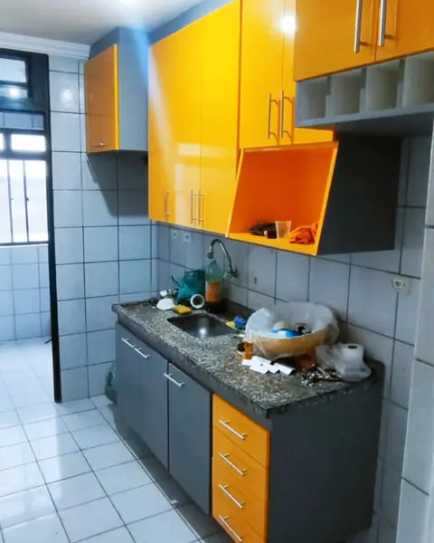 Cozinha em dois tons